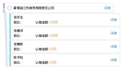 蘄春縣三利商貿有限責任公司 工商信息 信用報告 財務報表 電話地址查詢 天眼查